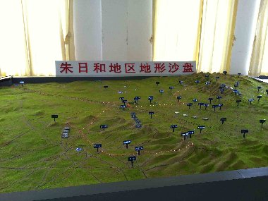 朱日和地區地形地貌沙盤(pán)