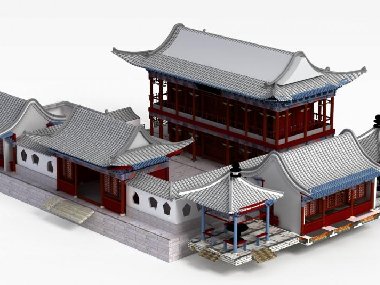 古代建筑場(chǎng)景沙盤(pán)模型制作公司